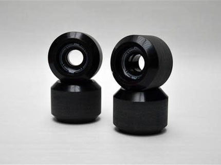 Slide Surf Skateboards Slide Surf Skate 65mm Wheel Set 78A Black (pack Of 4 Wheels)