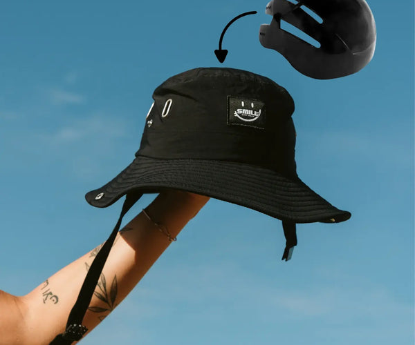 Smile Surfwear Reef Ranger 1.0 Surf Hat / Helmet Black – Aloha