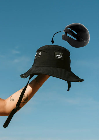 Smile Surfwear Smile Surfwear Reef Ranger 1.0 Surf Hat / Helmet Black