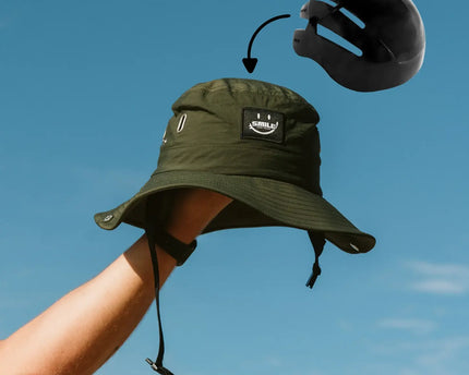 Smile Surfwear Smile Surfwear Reef Ranger 1.0 Surf Hat / Helmet Ocean Olive