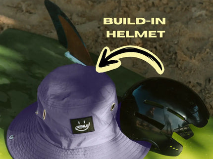 Smile Surfwear Smile Surfwear Reef Ranger 1.0 Surf Hat / Helmet Ocean Olive