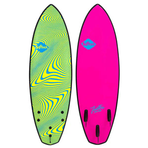 Softech Softech Filipe Toledo Wildfire - FCS II - 3 Fin 5'11 Neon
