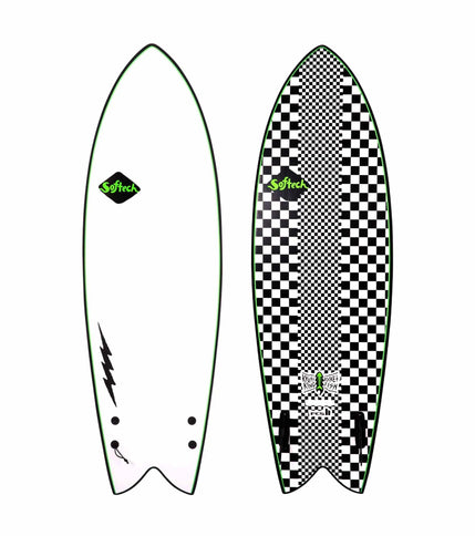 Softech Softech Kyuss King Fish - FCS II - 2 Fin 5'8 Checkered
