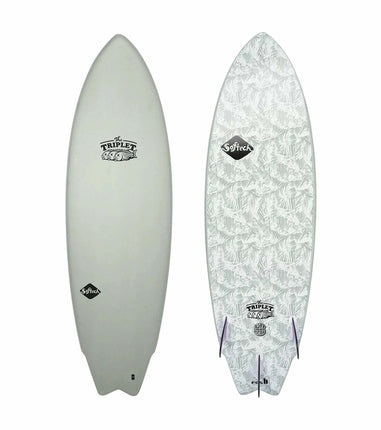Softech Softech The Triplet Epoxy Series - FCS II - 3 Fin 6'0 Palm