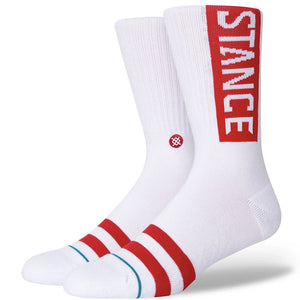 Stance Stance OG Socks White Red
