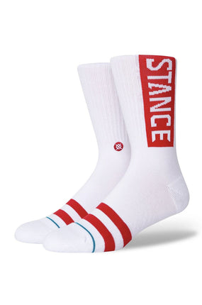 Stance Stance OG Socks White Red