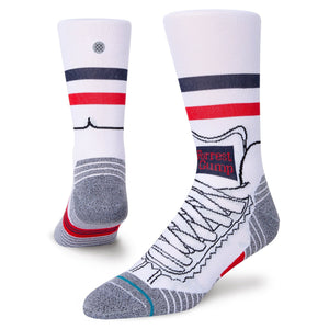 Stance Stance Run Forrest Run Socks White