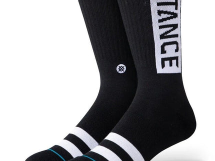 Stance Stance The OG Crew Socks 3 Pack Black White
