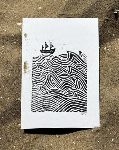 Studio Els Studio Els Boat Print A5
