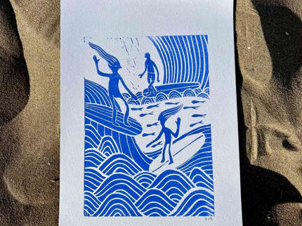 Studio Els Studio Els Surfers Print A4