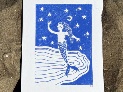 Studio Els Studio Els Zeemeermin Print A4