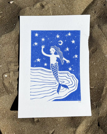 Studio Els Studio Els Zeemeermin Print A4