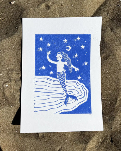Studio Els Studio Els Zeemeermin Print A4