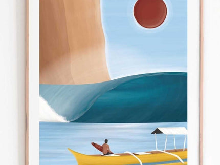 StudioTrev Trevor Humphres Asia Surf Poster