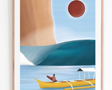 StudioTrev Trevor Humphres Asia Surf Poster