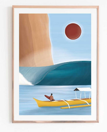 StudioTrev Trevor Humphres Asia Surf Poster