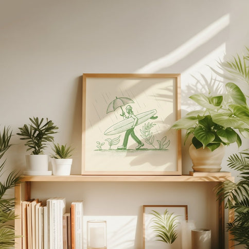 StudioTrev Trevor Humphres Rainy Day In Schotland Ansichtkaart