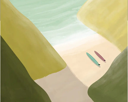StudioTrev Trevor Humphres Secret Beach 2 Ansichtkaart