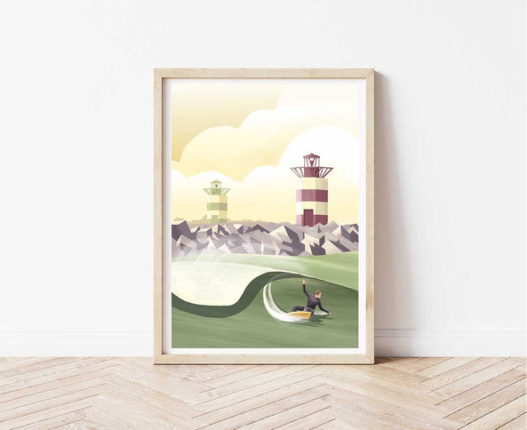 StudioTrev Trevor Humphres Skiffa Bay Poster