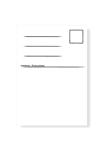 StudioTrev Trevor Humphres Surfergirls Winter Ansichtkaart