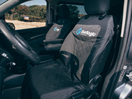 Surflogic Surflogic Single Car Seat Cover Black Cyan
