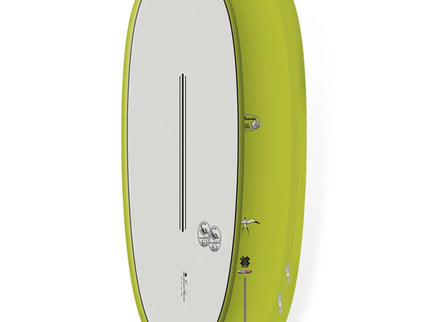 Surftech Donald Takayama Takayama Scorpion 2 - Tuflite V-Tech - FCS II - 4 + 1 Fin 5'10 Green