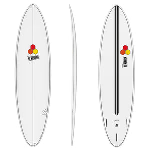 Torq Channel Islands M23 - Al Merrick - X-Lite - Futures - 3 Fin - White Pinline
