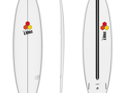 Torq Channel Islands M23 - Al Merrick - X-Lite - Futures - 3 Fin - White Pinline