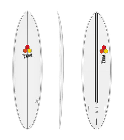 Torq Channel Islands M23 - Al Merrick - X-Lite - Futures - 3 Fin - White Pinline