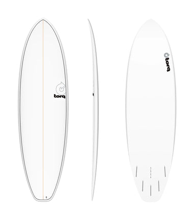 Torq Torq BigBoy 23 TET - Futures - 5 Fin - White Pinline