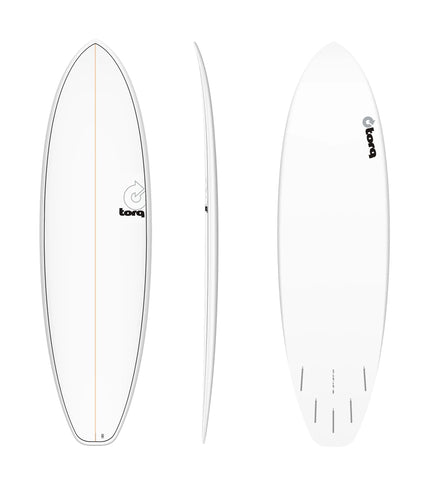 Torq Torq BigBoy 23 TET - Futures - 5 Fin - White Pinline
