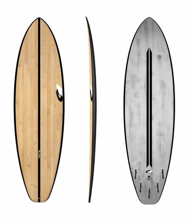 Torq Torq BigBoy ACT  6'6 Clear Bamboo Black Rails