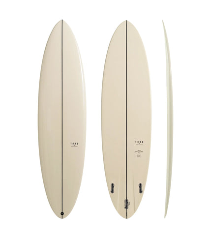 Torq Torq Delpero Twin TEC - FCS II - 3 Fin - Stone