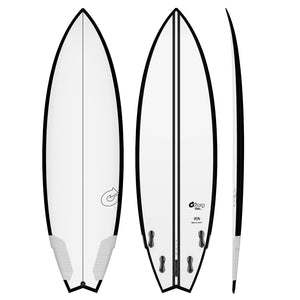 Torq Torq Go-Kart TEC - FCS II - 5 Fin - Black Rail