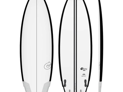 Torq Torq Go-Kart TEC - FCS II - 5 Fin - Black Rail