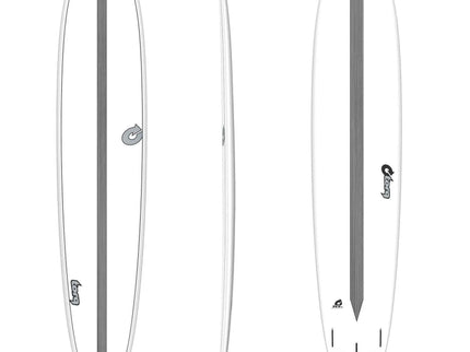 Torq Torq Longboard CS - Futures - 2 + 1 Fin 9'6 White