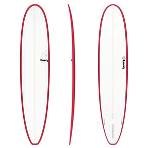 Torq Torq Longboard TET - Futures - 2 + 1 Fin 8'0 Red Rail