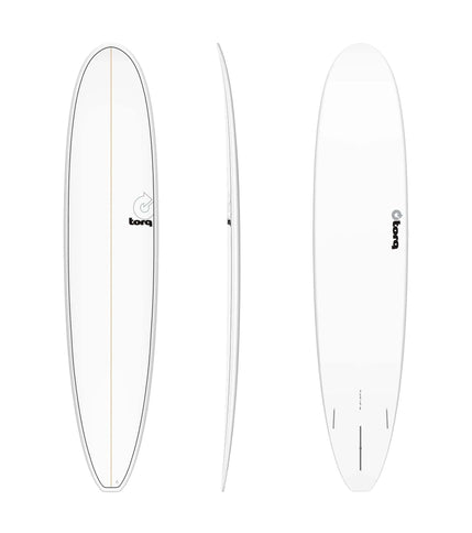 Torq Torq Longboard TET - Futures - 2 + 1 Fin 8'0 White Pinline