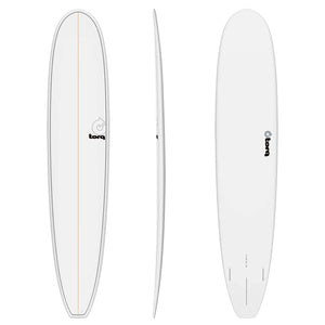 Torq Torq Longboard TET - Futures - 2 + 1 Fin 9'6 White Pinline