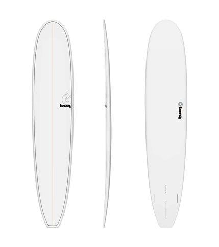 Torq Torq Longboard TET - Futures - 2 + 1 Fin 9'6 White Pinline