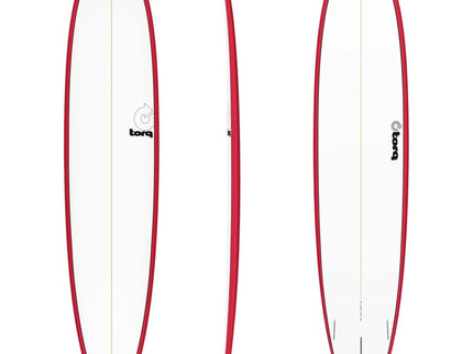 Torq Torq Longboard TET - Futures - 2 + 1 Fin - End of Range 9'0 Red Rail
