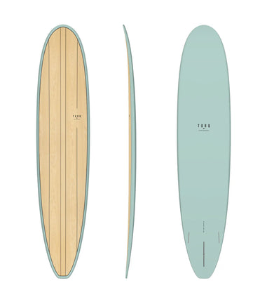 Torq Torq Longboard TET - Futures - 2 + 1 Fin - Wood Deck