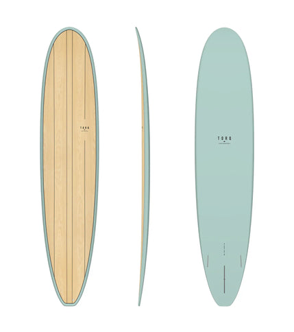 Torq Torq Longboard TET - Futures - 2 + 1 Fin - Wood Deck
