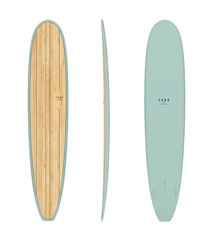 Torq Torq Longboard TET - Futures - 2 + 1 Fin - Wood Deck