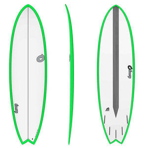 Torq Torq Mod Fish CS - Futures - 5 Fin 5'11 Green Rail