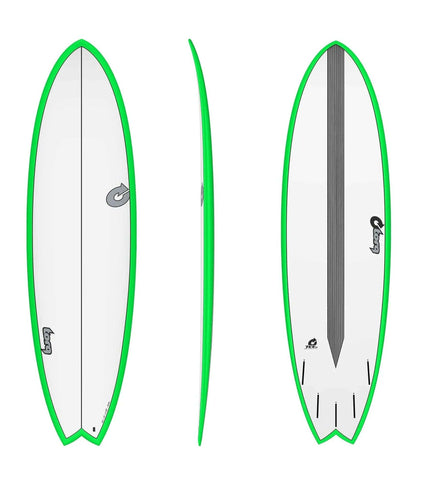 Torq Torq Mod Fish CS - Futures - 5 Fin 5'11 Green Rail