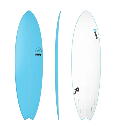 Torq Torq Mod Fish Soft Performance - Futures - 5 Fin 7'2 Blue