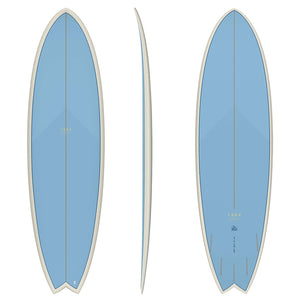 Torq Torq Mod Fish TET - Futures - 5 Fin 6'10 Mako Blue