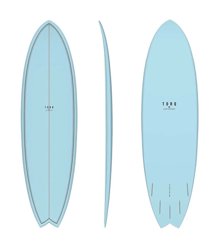 Torq Torq Mod Fish TET - Futures - 5 Fin 7'2 Classic Blue