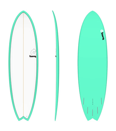 Torq Torq Mod Fish TET - Futures - 5 Fin - End of Range 6'6 Seagreen